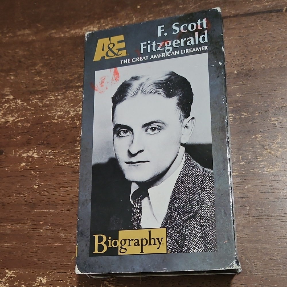 🎄 F. SCOTT FITZGERALD THE GREAT AMERICAN DREAMER VHS